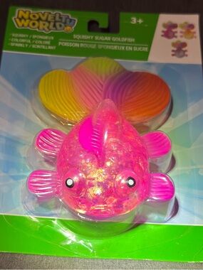 Viral NWT Sugar Goldfish Squishy - Pink